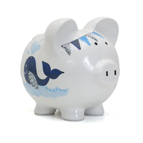Miniatura 18 de Child to Cherish Cerdito de cerámica, diseño de globo aerostático