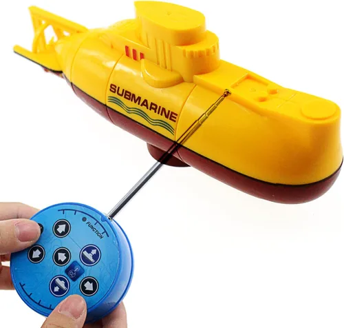 Miniatura 7 de Tipmant Mini RC Submarino Juguetes de Control Remoto Barco Eléctrico Natación Buceo Tanque de peces Tubo de agua Niños Regalos de cumpleaños (azul)