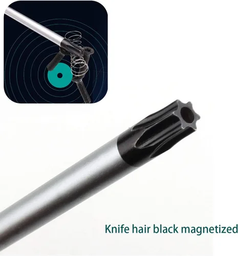 Miniatura 4 de Juego de destornilladores Torx T6 T8 T9 T10 destornillador estrella adecuado para reparación de teléfonos móviles/Mac/computadora