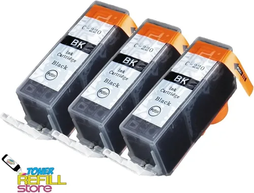 Miniatura 3 de Toner Refill Store™ Cartucho de tinta amarillo compatible con Canon CLI-221 / CLI-221Y para Canon PIXMA iP3600, iP4600, iP4700, MP560, MP620