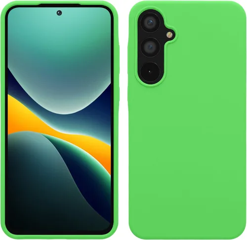 Miniatura 216 de kwmobile Funda Compatible con Samsung Galaxy A14 5G - Funda de teléfono de TPU y silicona con acabado suave - Verde Lima