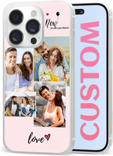 Miniatura 10 de Fundas de teléfono con collage de fotos, funda protectora de silicona para niñas, niños, mujeres, parejas, amigos, para iPhone 11, 12, 13, 14, 15