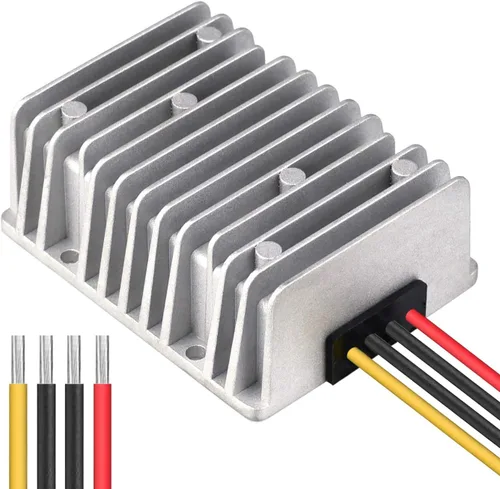 Miniatura 8 de DC 8V-40V a 13.8V 10A Convertidor automático Buck Boost Regulador reductor de voltaje, convertidor impermeable regulado DC fuente de alimentación