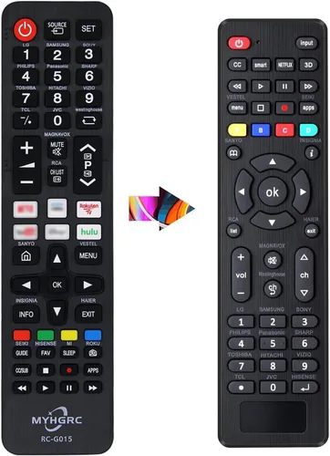 Miniatura 9 de Mando a distancia de repuesto universal para televisor Hisense, compatible con todos los televisores inteligentes Hisense 4K UHD Android, sin