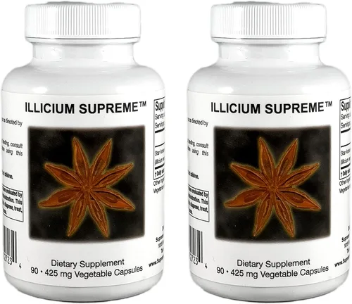Miniatura 5 de Supreme Nutrition Illicium, 90 cápsulas vegetarianas de anís estrellado puro