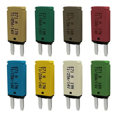 Miniatura 23 de Mini ATM Auto Reinicio 5 Amperios Disyuntor de Circuito Fusible para Protección de Batería de Audio Automotriz Marina RV Coche Camión (T1) Reinicio