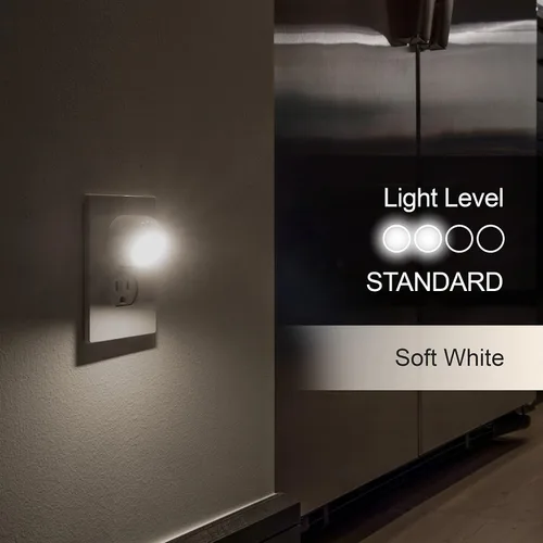 Miniatura 4 de GE Luz nocturna giratoria con enchufe, decoración del hogar, artículos esenciales de apartamento, luces LED para dormitorio, iluminación ambiental