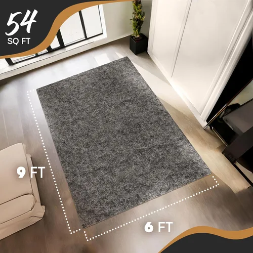 Miniatura 4 de Nevlers Alfombrilla antideslizante de 6 x 9 pulgadas, tapete de agarre TPO de doble capa de fieltro de 1/4 pulgadas de grosor, agarre antideslizante