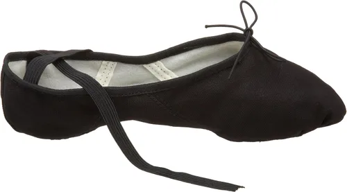 Miniatura 6 de Capezio Zapatillas de ballet Romeo de lona para hombre, Negroblk