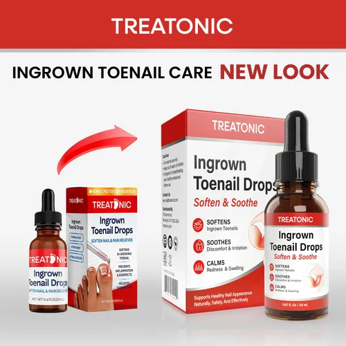 Miniatura 6 de Treatonic Gotas de tratamiento de uñas encarnadas, kit de suavizante y alivio de uñas encarnadas para un fácil recorte con tapas de gel de silicona