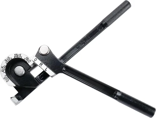 Miniatura 7 de Dobladora de tubos, dobladora de tubos Dobladora de línea de freno de 180 grados para tubos de 1/4", 5/16" y 3/8", dobladora manual 3 en 1