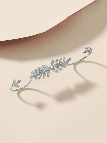 Miniatura 2 de Yellow Chimes Brazalete de palma para mujer, pulsera chapada en plata para mujeres y niñas
