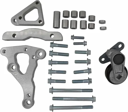 Miniatura 3 de ICT Billet LS Camaro - Soporte de CA para OEM Nissan 350Z AC Compresor LS1