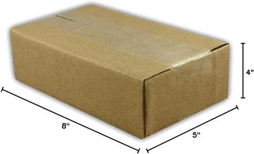 Miniatura 6 de EcoSwift 200 cajas de embalaje de la cartulina acanalada 8x5x4 que envían por correo los cartones móviles de la caja de envío