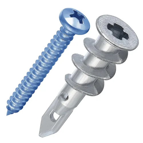 Miniatura 8 de wensilon Juego de anclaje de pared multiusos 367 piezas, kit de anclaje para paneles de yeso, para aluminio, hierro, madera, paneles de yeso