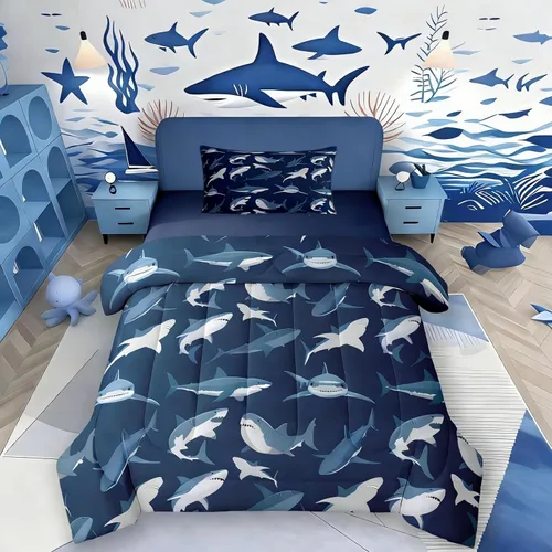 Miniatura 57 de Erosebridal Juego de ropa de cama individual para niñas, juego de edredón de juegos para niños, juego de cama de juegos para niños, color naranja