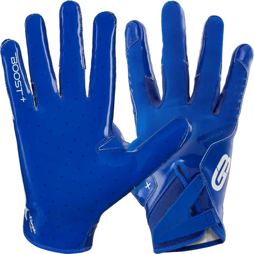 Miniatura 11 de Guantes de fútbol Grip Boost - Tecnología Stealth 6.0 Boost Plus adhesiva sólida - Guantes de fútbol para receptores amplios, tallas para hombres