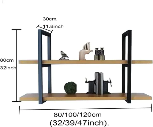 Miniatura 3 de Shelves Whftd Hanging Ceiling Shelf Wine Racks，Industrial Ceiling Mount Shelf，Retro Iron Metal Frame Plant Display Stand, Kitchen Bar Restaurant