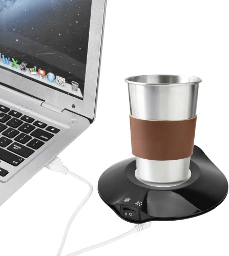 Miniatura 2 de Enfriador de bebidas USB, calentador de cama, calentador de cerveza, portavasos para automóvil y posavasos de enfriamiento, enfriador eléctrico