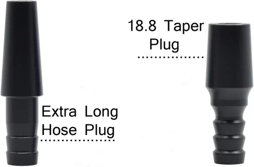 Miniatura 3 de Mangueras para cachimba de alta calidad, accesorios para cachimba 100% lavable, mango de aluminio con tubo de silicona negra de grado médico, 6 pies