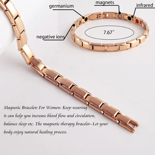 Miniatura 6 de Choistily Diystar Threanic - Anillo regulador de azúcar en la sangre, anillo regulador de azúcar en sangre, pulsera terapéutica de desintoxicación