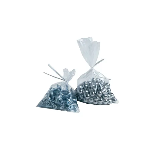Miniatura 34 de Aviditi Poly Bolsa con cierre hermético blanco, Transparente, 1000 Claro