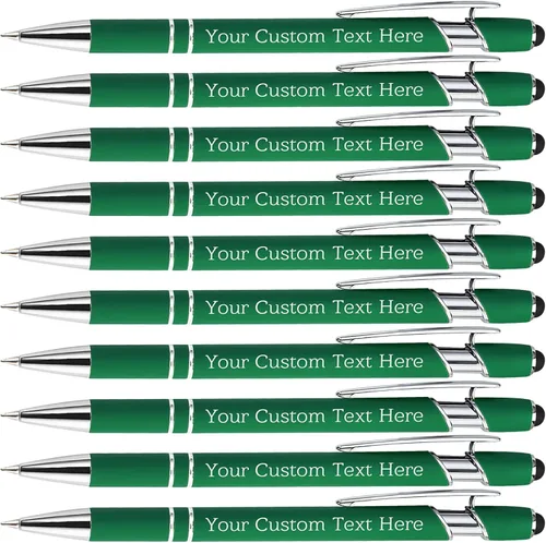 Miniatura 81 de Bolígrafos personalizados personalizados con grabado gratuito a granel con mensaje de nombre, bolígrafos personalizados para negocios, oficina