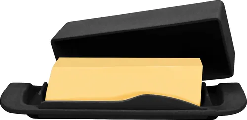 Miniatura 2 de Mantequillera de bambú con tapa y cuchillo, pequeño recipiente para mantequilla para un palo de mantequilla, recipiente para mantequilla