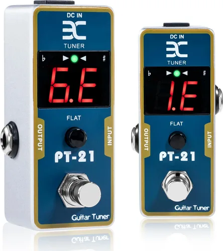 Miniatura 16 de EX Mini ecualizador de 7 bandas para pedal de guitarra y adaptador de fuente de alimentación para pedal de guitarra de 9 V con punta negativa de 2 A