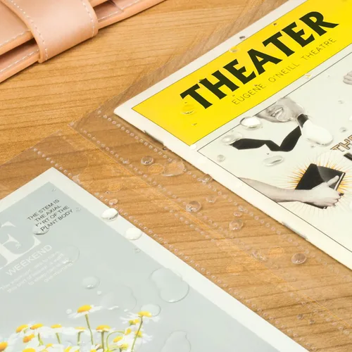 Miniatura 5 de Protectores de página para programas de juego de Broadway y programas de teatro, 50 protectores de hojas para folletos antiguos de 6 x 9 pulgadas