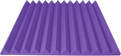Miniatura 40 de Paneles de espuma acústica de 24 x 24 pulgadas, paquete de 12, 48 pies cuadrados, utilizados para reducción de sonido de estudio de grabación