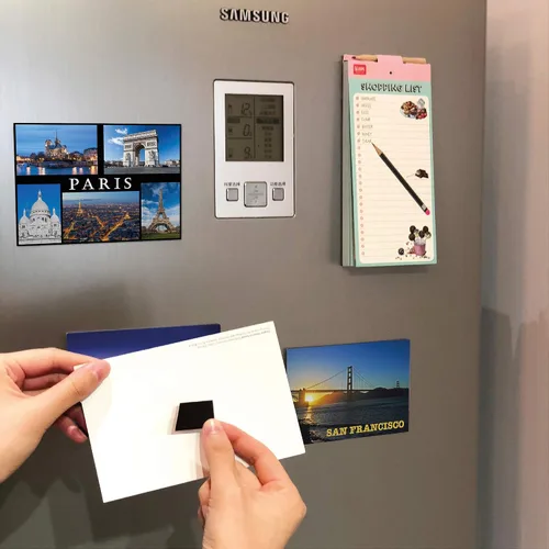 Miniatura 7 de Cinta magnética, rollo de cinta magnética de 15 pies (1/2 pulgadas de ancho x 15 pies de largo), con respaldo adhesivo fuerte 3M. Perfecto