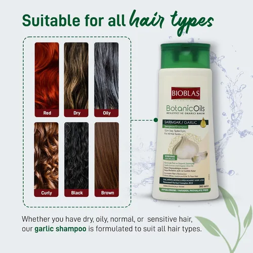 Miniatura 4 de BIOBLAS Champú de ajo – Crecimiento del cabello inodoro y sin perfume para hombres y mujeres – Aclarador para limpiar el cabello, raíces y cuero