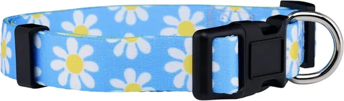 Native Pup Collar de flores para perro, ajustable, pequeño, mediano y grande, linda chica para verano, primavera, bonito accesorio esencial para