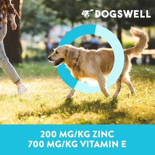Miniatura 5 de Dogswell Skin & Coat - Golosinas de carne seca para perros, cordero, bolsa de 10 onzas