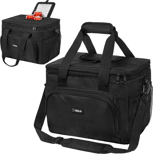 Miniatura 15 de OPUX Bolsa térmica suave, térmica y plegable con aislamiento térmico para hombres, trabajo, campamento, playa, viajes, portátil, suave, a prueba