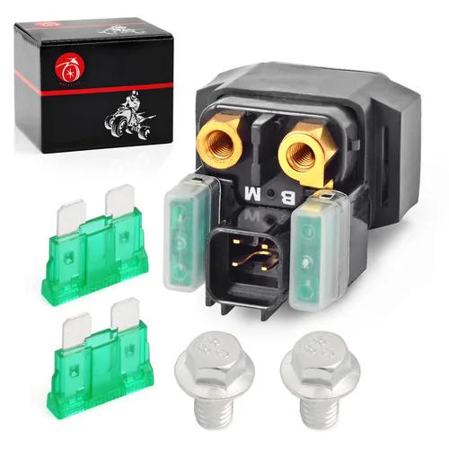 MOTO1988 Relé de Arranque Solenoide Compatible con Yamaha Raptor 700 700R YFM700 2006-2022 Rhino 450 YXR450 2007-2008 Rhino 660 YXR660 2007