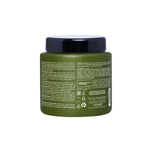 Miniatura 2 de ALFAPARF MILANO Benvoleo Máscara de recuperación para cabello dañado, limpio, vegano y sostenible para el cuidado del cabello, repara, reconstruye