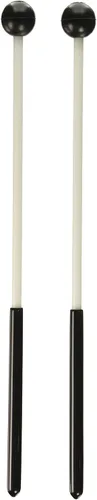Latin Percussion LP1220 mazos de bloque de granito, negro/blanco