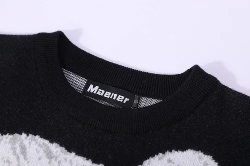 Miniatura 4 de Maener Misa Amane - Suéter de punto para hombre, unisex