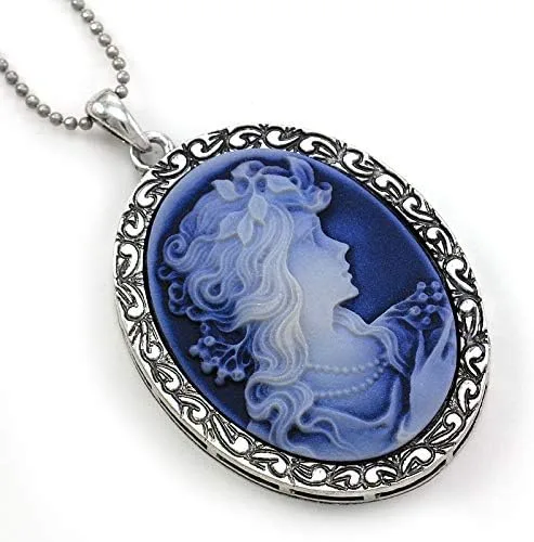 Miniatura 2 de SoulBreeze - Collar con colgante de camafeo para mujer