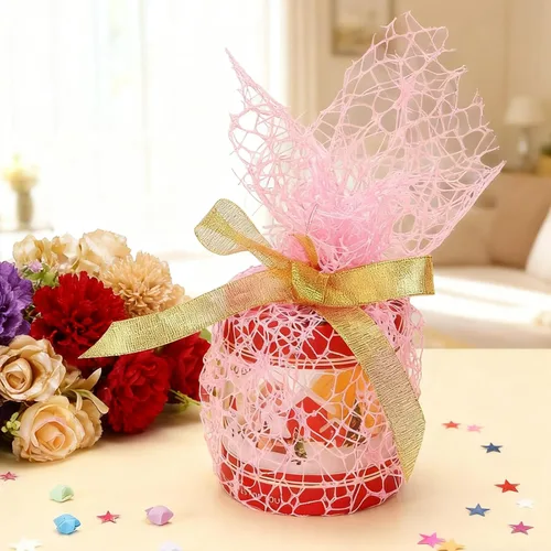 Miniatura 7 de KEPYDRMTF Papel Coreano para Flores de 42cm*5Yardas, Papel de Regalo Coreano Negro, Papel de Regalo Floral de Malla de Perla (Negro)