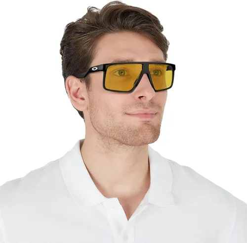 Miniatura 6 de Oakley Sunglasses for Men & Women - OO9285 Helux Blue Light Filtering Gaming Glasses with PRIZM Lenses, Headphones Compatible Negro mate/Prizm Gaming