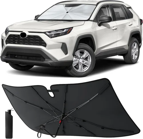 Miniatura 13 de 【2025 Actualizado】EcoNour Parasol Premium para Parabrisas de Coche Parasol Plegable para Parabrisas Delantero Visor Extendido Bloqueador de Sol