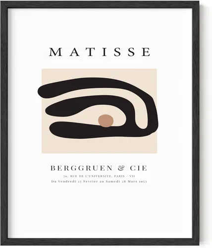 Miniatura 56 de HAUS AND HUES Matisse - Impresión artística minimalista y moderna, arte estético de Henri Matisse, póster abstracto para dormitorio, habitación