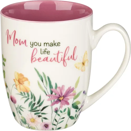 Miniatura 7 de WITH LOVE Taza de café inspiradora para mujer, elige Joy Teal con acentos dorados, taza de café/té motivacional para su cumpleaños, día de la madre