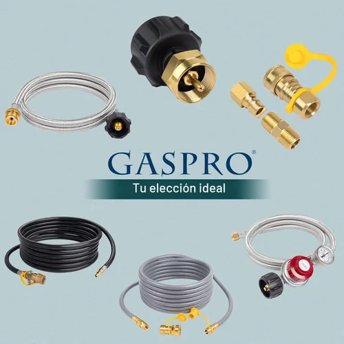 Miniatura 7 de GASPRO Adaptador de tanque de propano de 1 libra, Convertidor de 20 lb a 1 libra, Conecte tanques de propano pequeños cuando se agotaron 20 libras