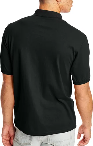 Miniatura 3 de Hanes Polo de manga corta con bolsillo para hombre (paquete de 2)