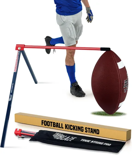 Miniatura 9 de True Strike Pro Football Kicking Tee - Ultimate Football Tee Compatible with All Ball Sizes, Bonus Goal Kicking Tracker, Field Goal Football Holder