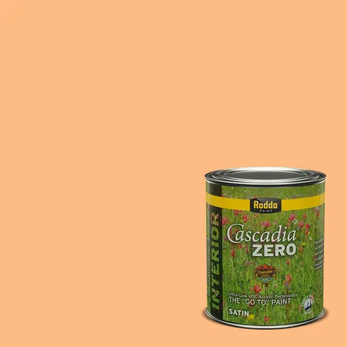 Miniatura 187 de Rodda Paint CASCADIA ZERO - Pintura plana e imprimación para interiores en uno, cuarto de galón, crema de ballet